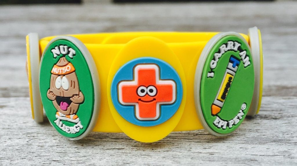 Multi allergy bracelet Allergy Alert Charms for Kids Allermates