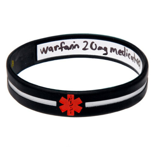 write on emergency bracelet