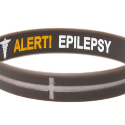 Epilepsy Wristband Reversible grey