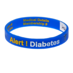 Diabetes Alert Write On Wristband