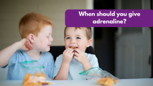 When should you give adrenaline?