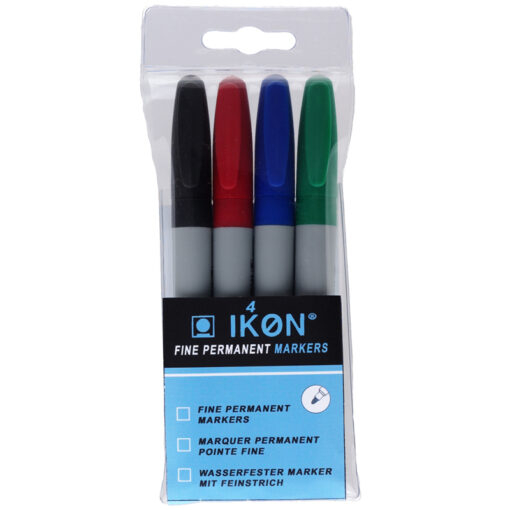 Permanent Markers 4 Pack