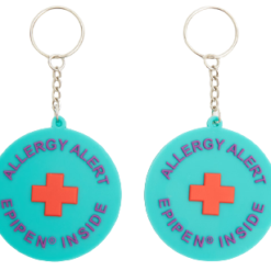 Allergy Alert Keychain - EpiPen Inside