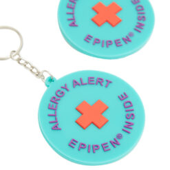 Allergy Alert Keychain - EpiPen Inside