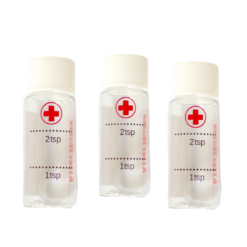 Travel Size Empty Medicine Bottle 3 pack