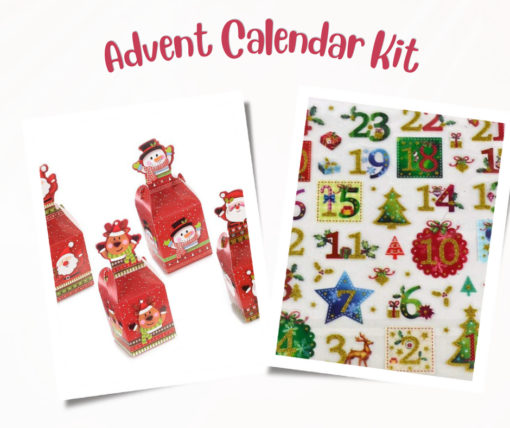 Advent Calendar Kit with Stickers