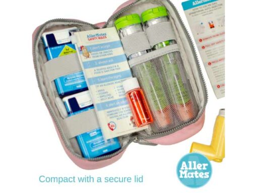 AllerMates Three Pack of Travel Sized Mini Bottles for Liquid Medicines