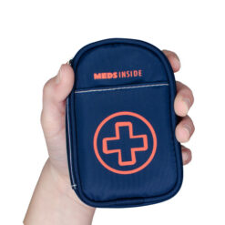 Navy Inhaler Case front