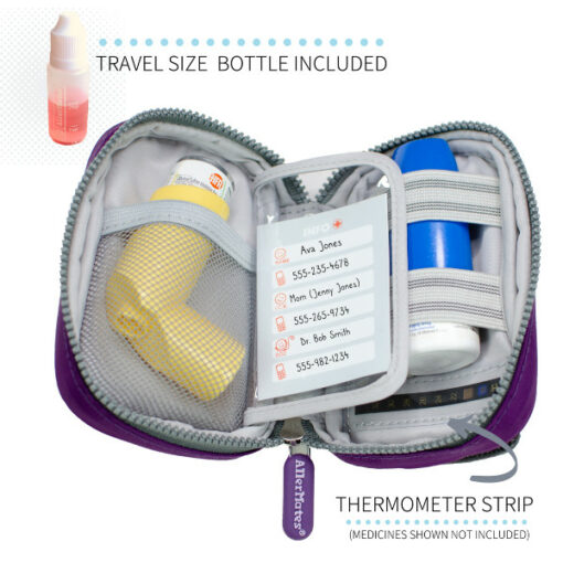 Purple Inhaler Case inside