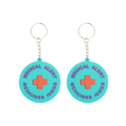 Medical Alert Keychain – Twin Pack