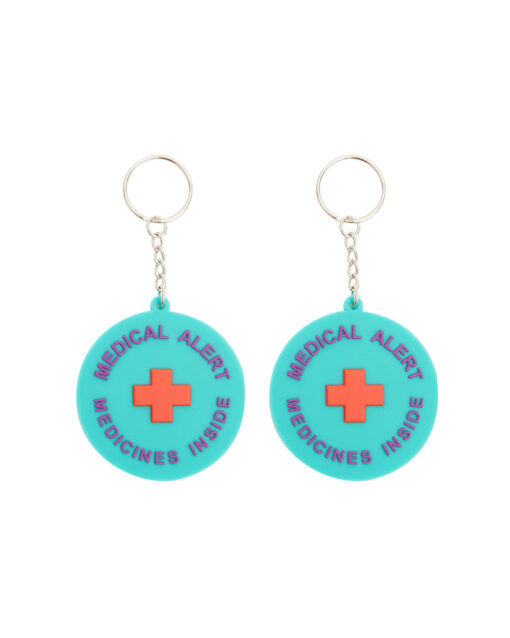 Medical Alert Keychain – Twin Pack