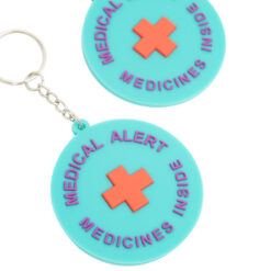 Medical Alert Keychain – Twin Pack