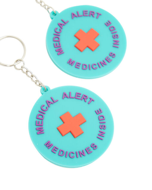 Medical Alert Keychain – Twin Pack