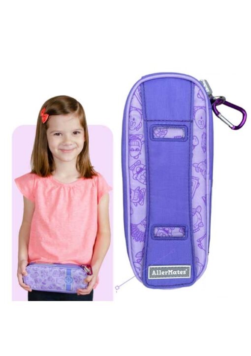 EpiPen Case for Kids lilac-and-pink