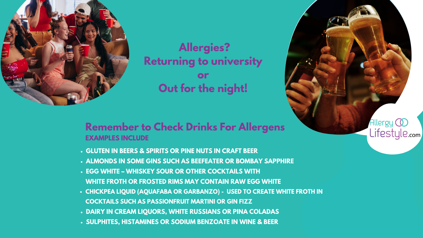 Allergens in Alcohol Allergy Lifestyle