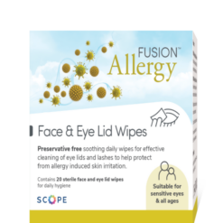 Fusion Allergy Face & Eyelid Wipes