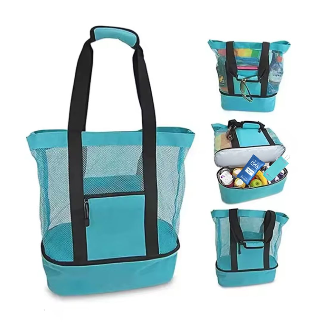 Tote with cooler compartment deals