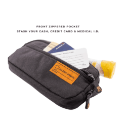 Epipen Pouch Insulated Slim with Belt Carabiner and ID Card